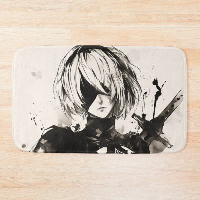Watercolor 2B Bath Mat