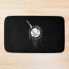 Emil White On Black Bath Mat