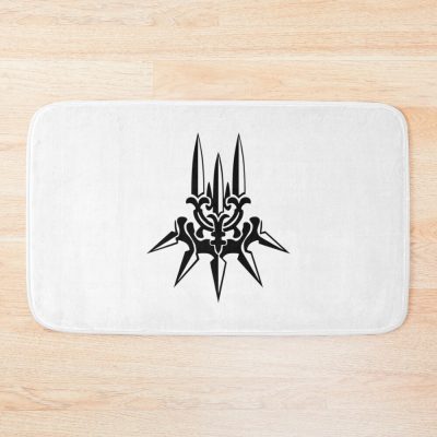 Yorha Black Insignia Bath Mat