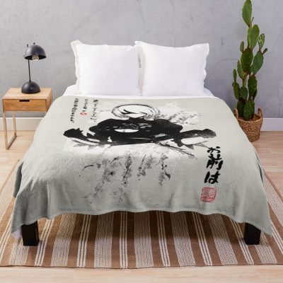 Nierautomata 2B Japan Throw Blanket