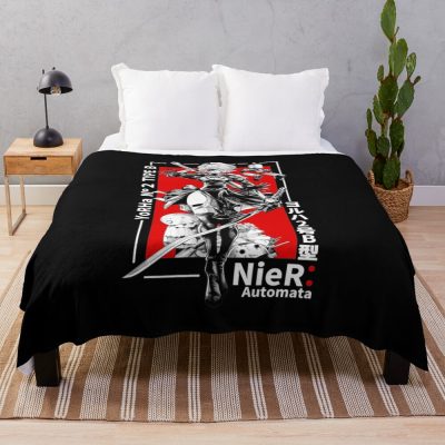 Nier Automata Throw Blanket