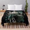 Butterflies And Garden Throw Blanket