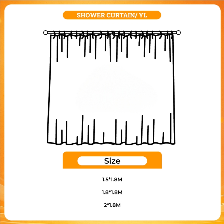 3D shower curtain - NieR: Automata Merch