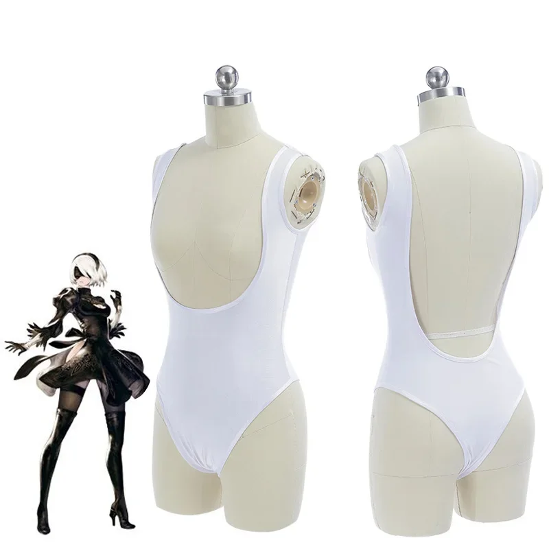 NieR Automata Heroine 2B YoRHa No. 2 Type B Deep V T Back Tights Inner Corset