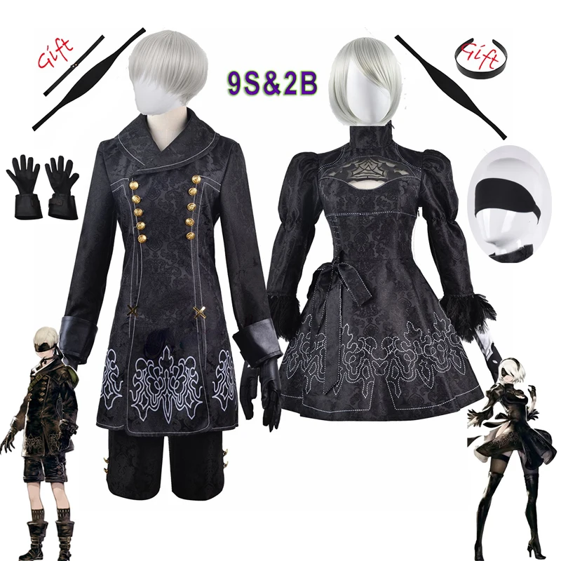 Nier Automata Cosplay 9S Yorha 2B Cosplay Suit